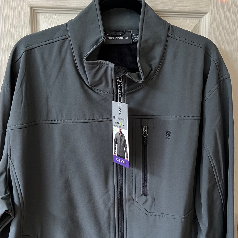Free Country Charcoal Softshell Jacket